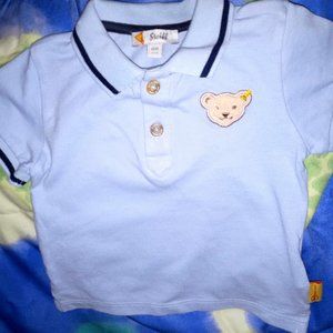 ADORABLE! RARE Steiff Infant Polo Shirt, 3-6m